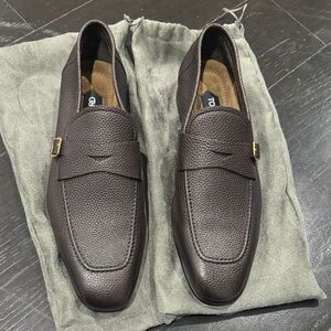 Tom Ford Brown Leather Loafers